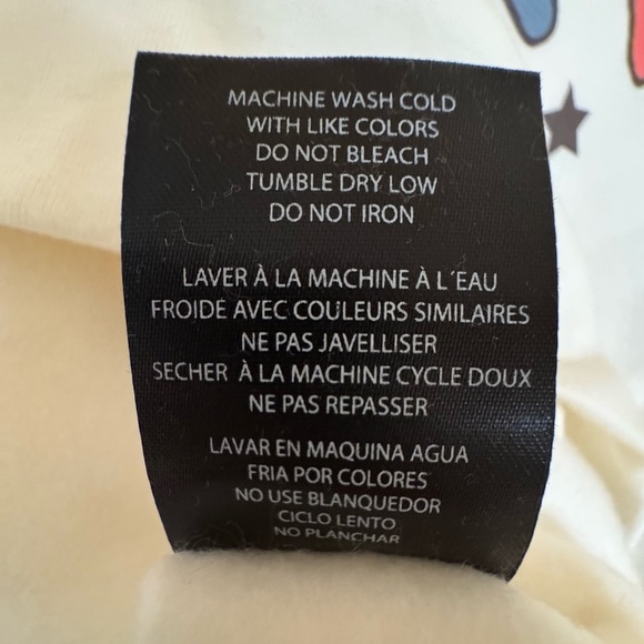 Grateful Dead light Cream Hoodie.  Size OVERSIZED adult Small. NWT - Picture 10 of 11